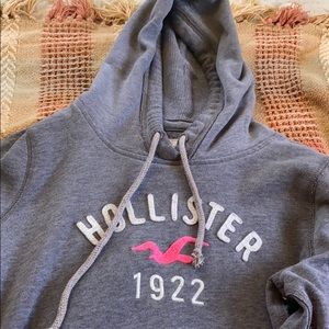 Grey Hollister hoodie